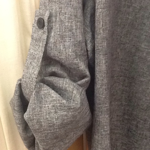 Zanzea Collection Women's Gray Open Front Cardigan Jacket Size 10 - Picture 3 of 6